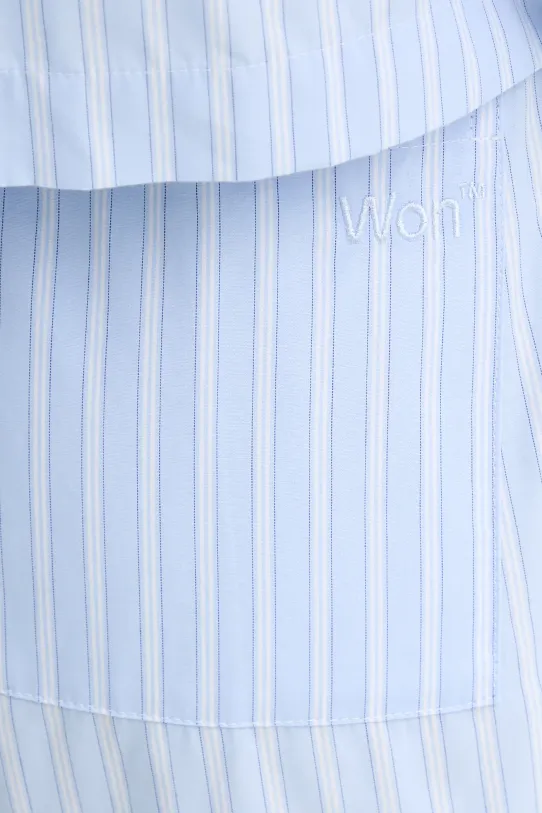 Won Hundred spodnie bawełniane niebieski 3490.14268