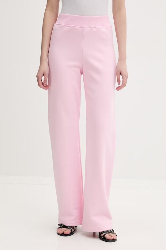La Mania спортивні штани жіночі з бавовни рожевий LARRY