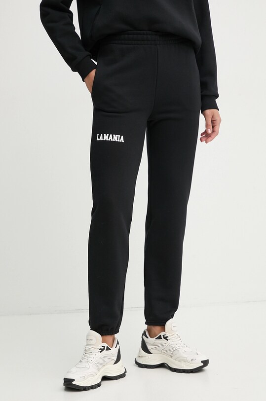 Tepláky La Mania pletenina čierna SOUL