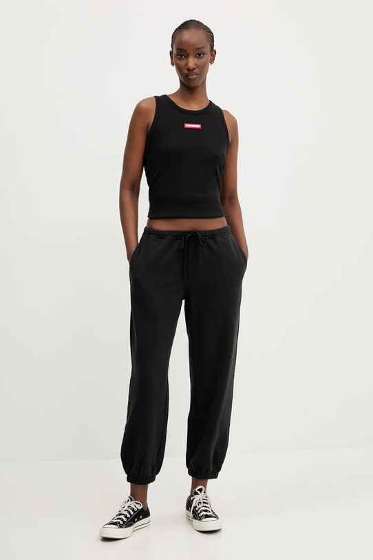 Hollister Co. spodnie dresowe KI347.5006.900 czarny SS25