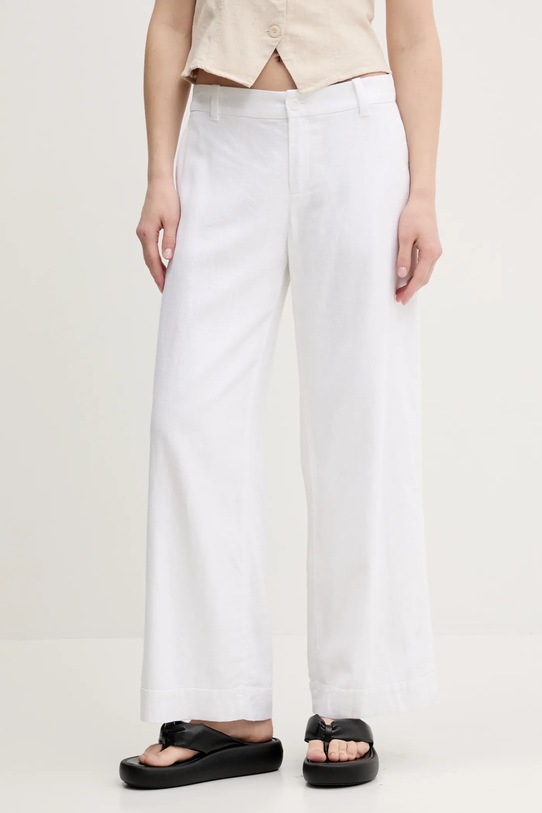 Hollister Co. pantaloni din in low alb KI356.5026.100