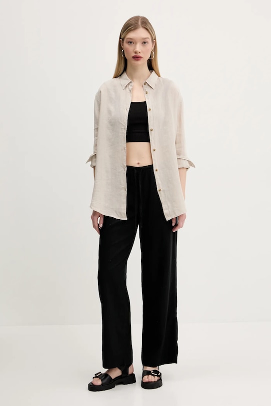 Hollister Co. pantaloni din in KI356.5034.900 negru SS25