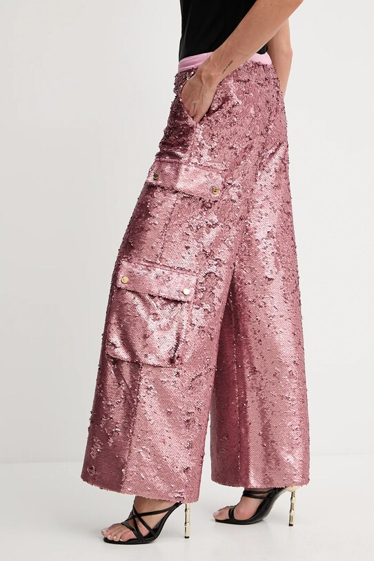 Marciano by Guess spodnie KAIA dzianina różowy 5GGB09.6314A