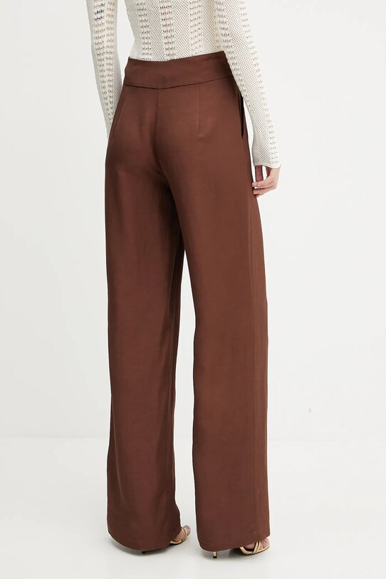Abbigliamento Marciano Guess pantaloni in lino misto GRETA 5GGB21.7316A marrone