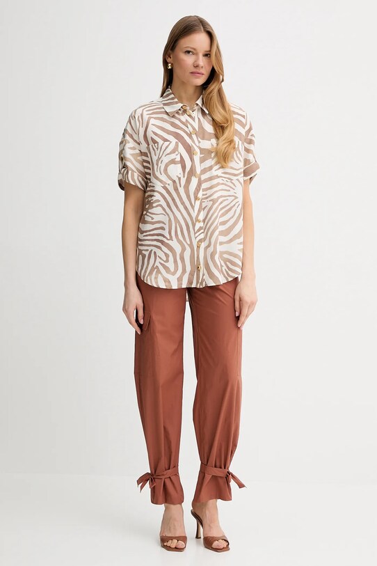 Хлопковые брюки Marciano Guess PAT 5GGB20.7315A оранжевый SS25
