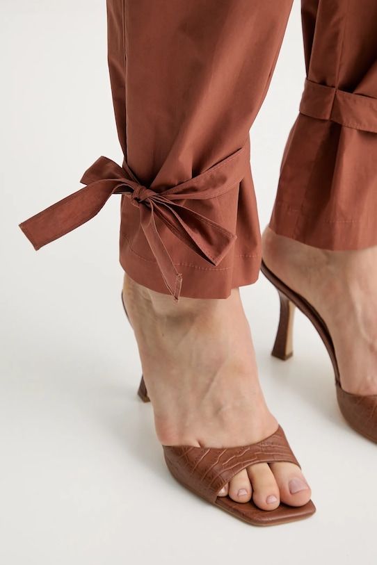 Bavlněné kalhoty Marciano Guess PAT 5GGB20.7315A oranžová