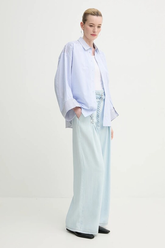 MUNTHE jeansy FADUMO 251140825110 niebieski SS25