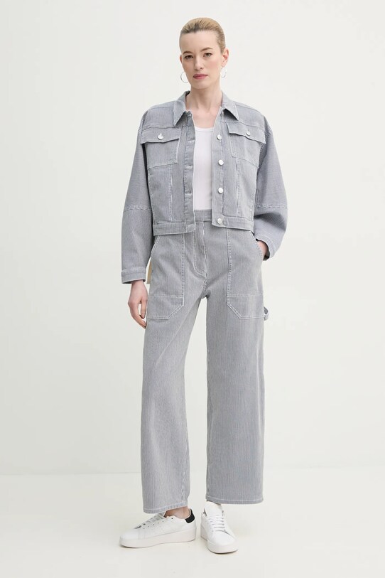 MUNTHE pantaloni FANCIE 251141425106 blu SS25