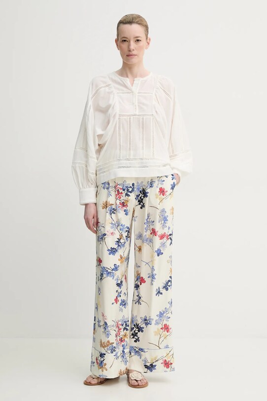 MUNTHE pantaloni FAICUS 251142525121 bej SS25