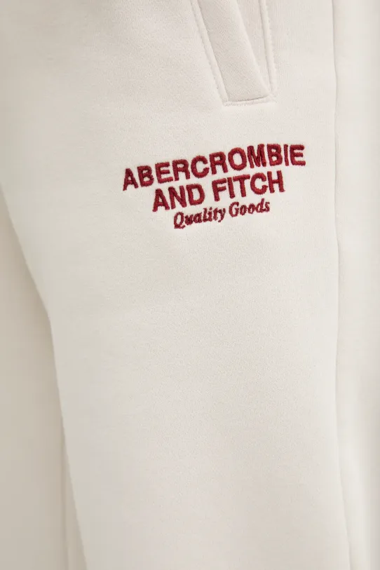 Abercrombie & Fitch spodnie dresowe beżowy KI147.5049.178