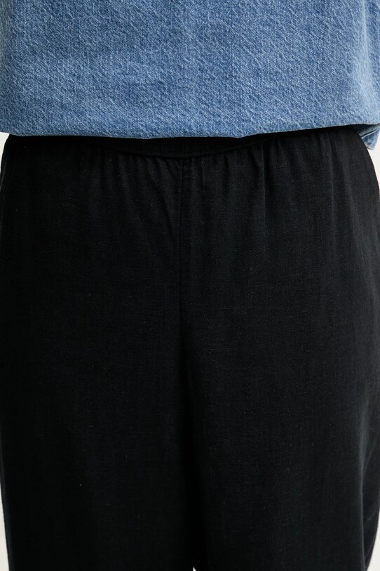 Abercrombie & Fitch pantaloni din in negru KI156.5137.900