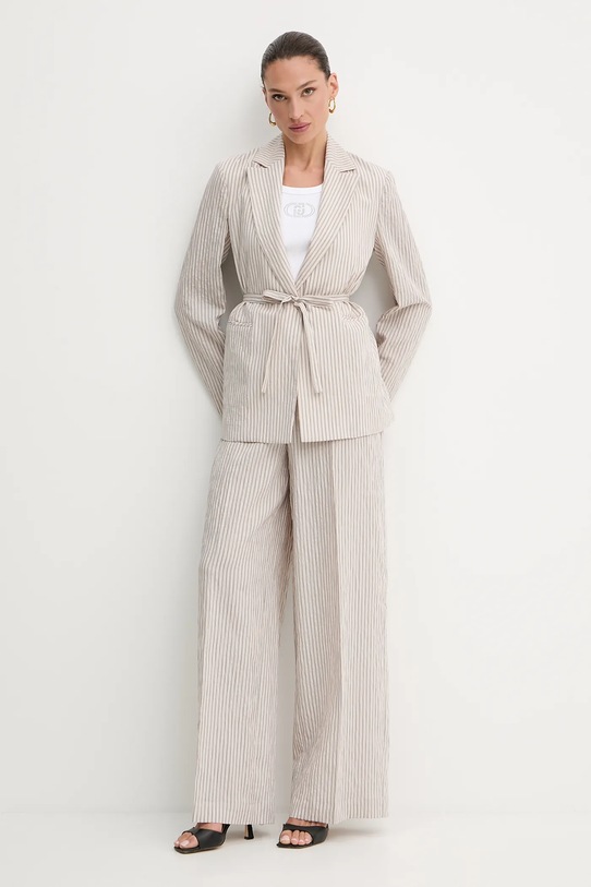 Kalhoty Liu Jo béžová WA5399.T4305