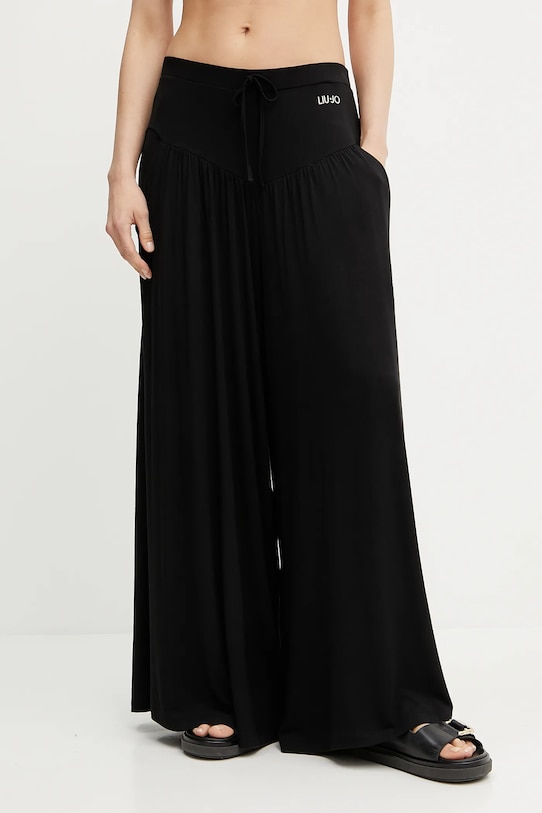 Liu Jo spodnie dzianina czarny VA5039.JS360