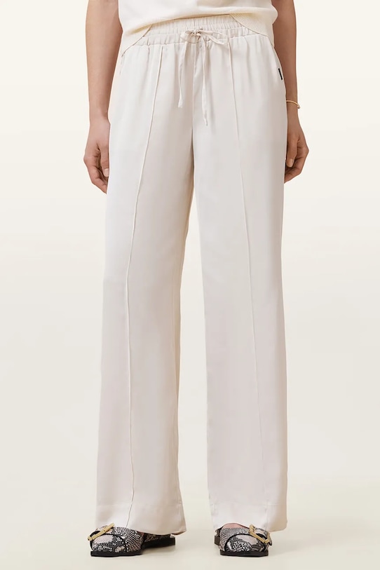 AllSaints pantaloni ALBA W018TC bej SS25