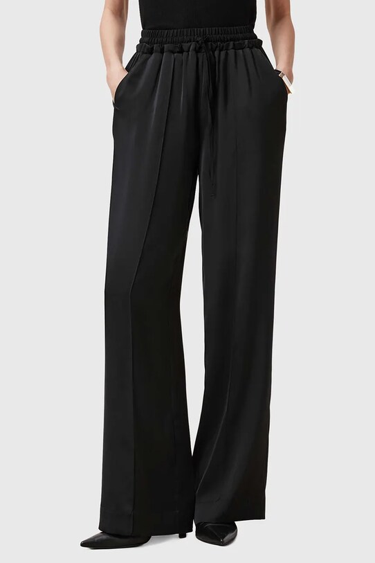 Штани AllSaints ALBA W018TC чорний SS25