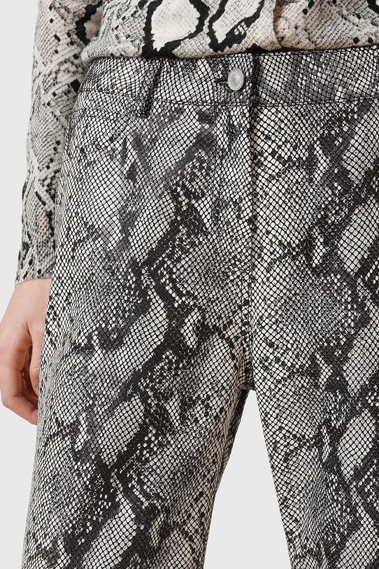 Oblečenie Kožené nohavice AllSaints SAIGE W012TC sivá