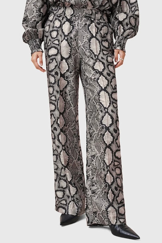 Hlače AllSaints CHARLI W024TC siva SS25