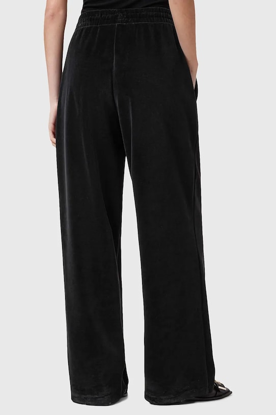 Велюрові штани AllSaints VIN чорний W028TC