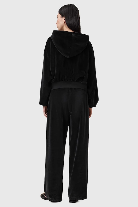 Велюрові штани AllSaints VIN W028TC чорний