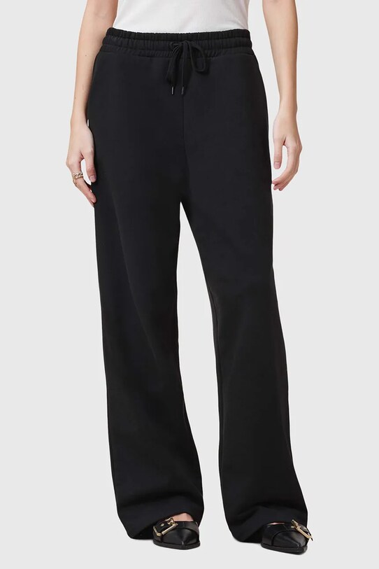 Бавовняні штани AllSaints VIN W069TC чорний SS25
