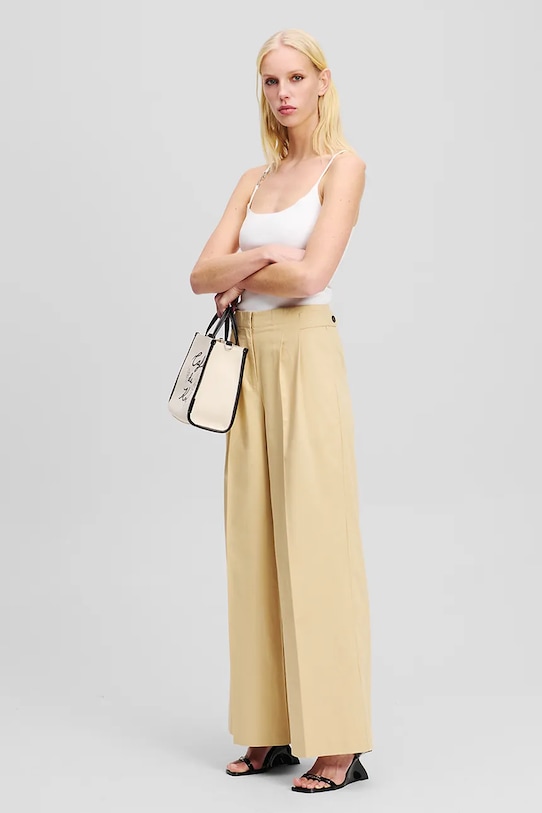 Karl Lagerfeld pantaloni bej A2W10014