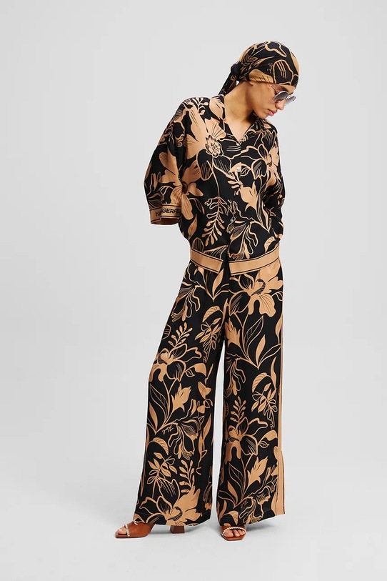 Karl Lagerfeld pantaloni portocaliu A2W10118