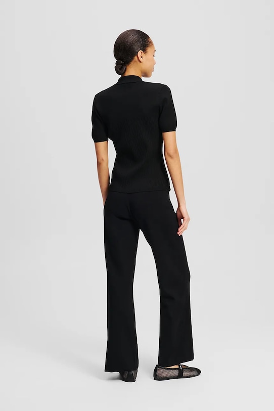 Karl Lagerfeld spodnie A2W10146 czarny SS25