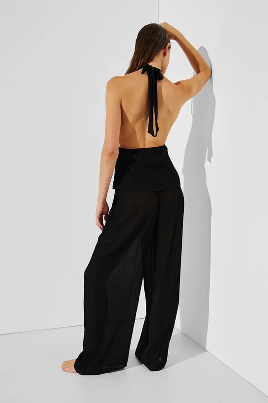 Karl Lagerfeld spodnie A2W46008 czarny SS25