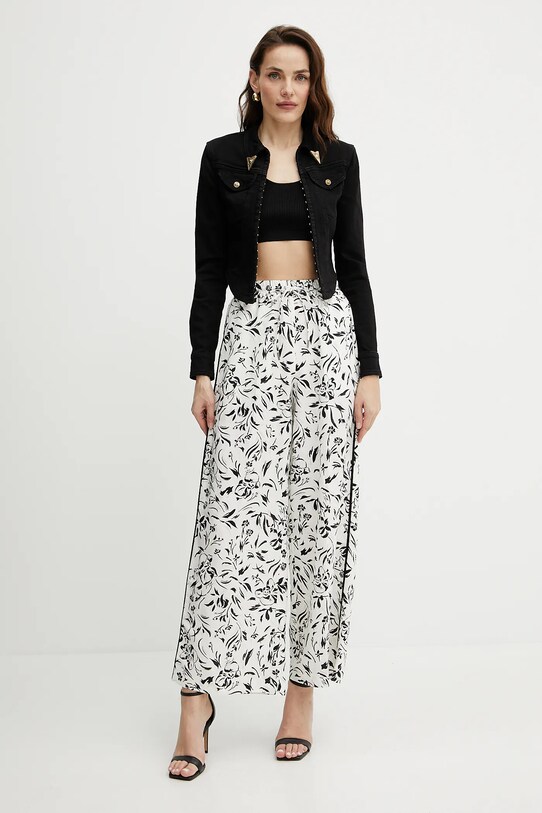 Kalhoty Karl Lagerfeld A2W10016 bílá SS25