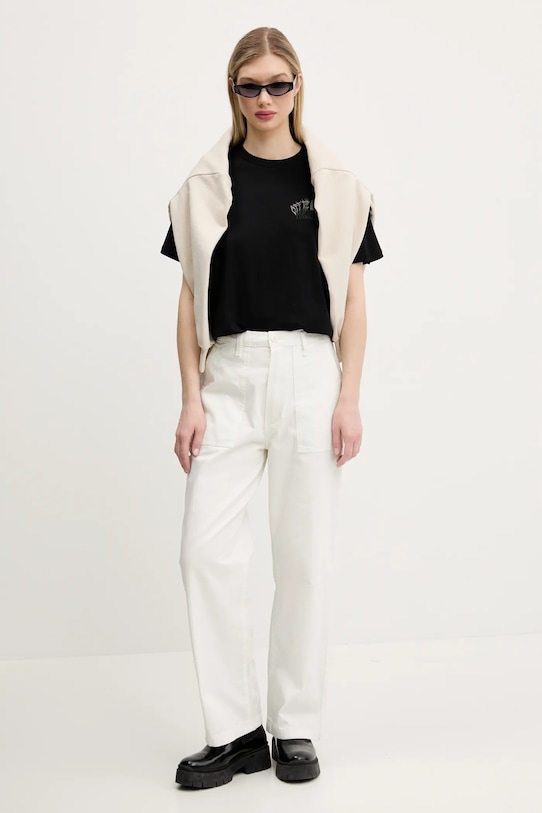 Džíny Vans VN000HGJFS81 bílá SS25