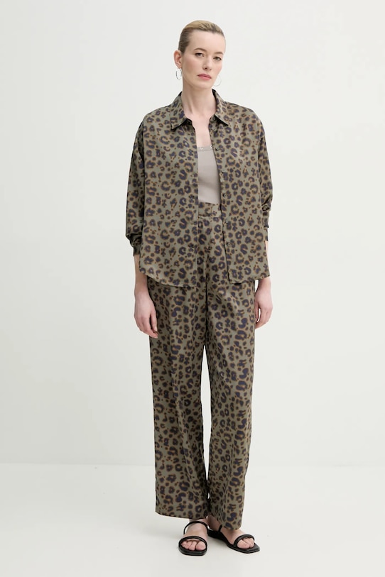 BA&SH pantaloni BLOY 1E25BLOY grigio SS25