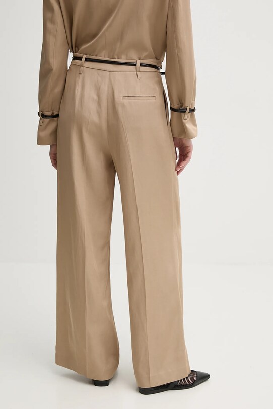 Îmbrăcăminte ISABELLE BLANCHE pantaloni din amestec de in IS25SS.P059.T004 bej