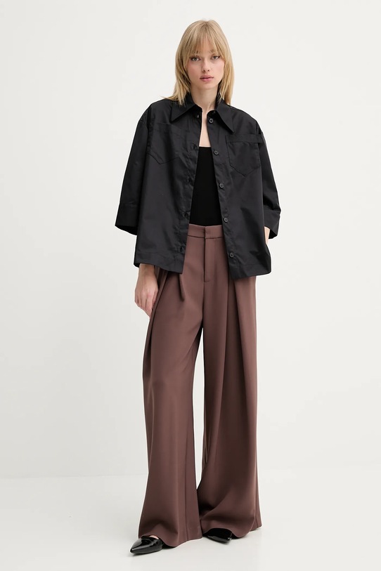 ISABELLE BLANCHE spodnie IS25SS.P041.T008 brązowy SS25