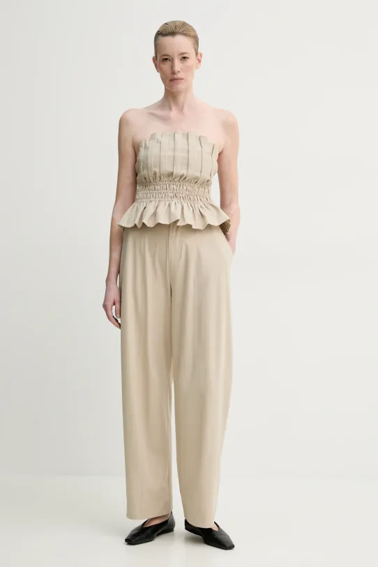 ISABELLE BLANCHE pantaloni IS25SS.P024.T003 beige SS25