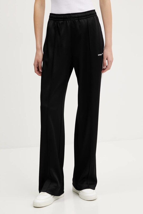 Tepláky Guess Jeans pletenina černá W5GB43.KB212