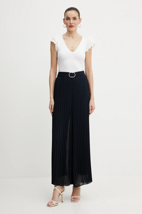 Morgan pantaloni PCARY PCARY bleumarin SS25