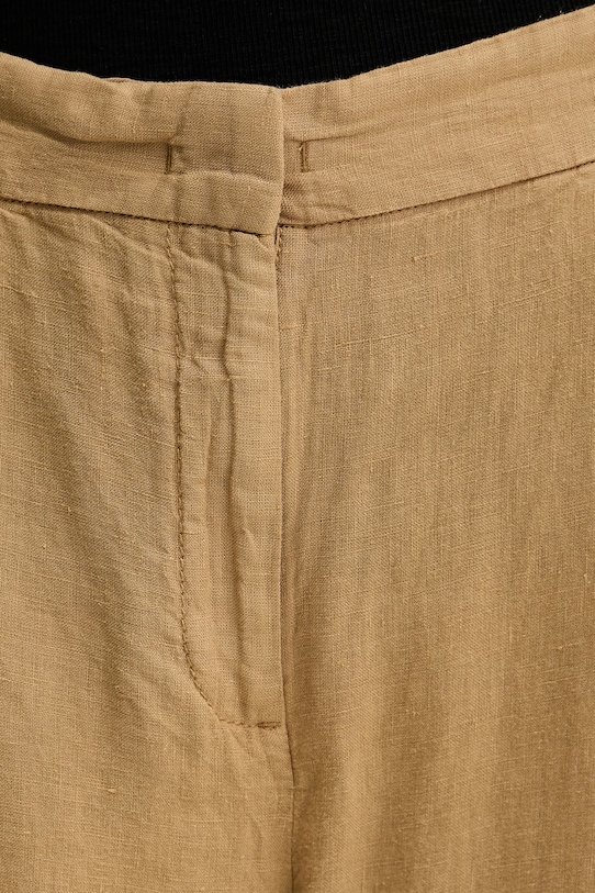 MAX&Co. spodnie lniane zielony 2516131025200