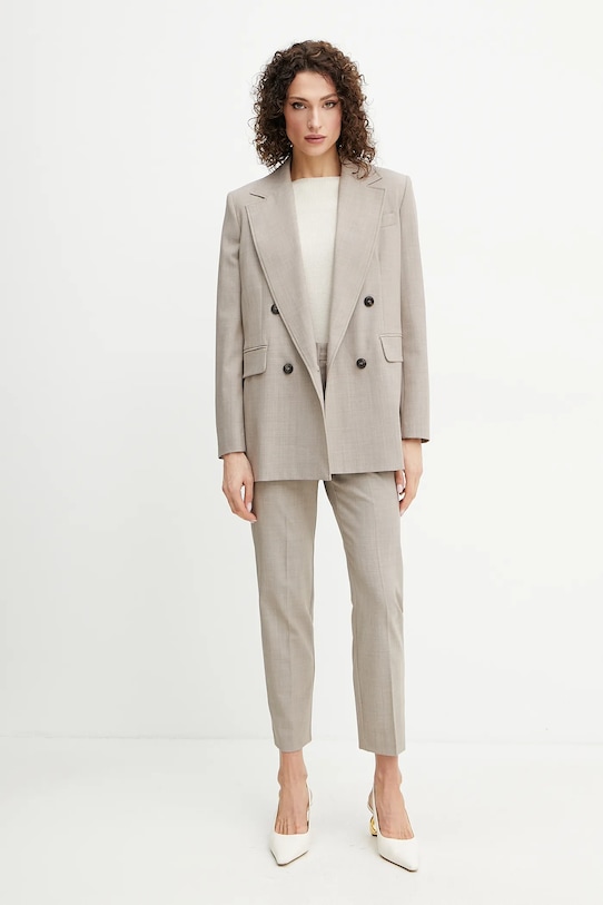 MAX&Co. pantaloni in misto lana 2516131073200 beige SS25