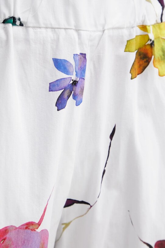 MAX&Co. pantaloni de bumbac alb 2516131094200