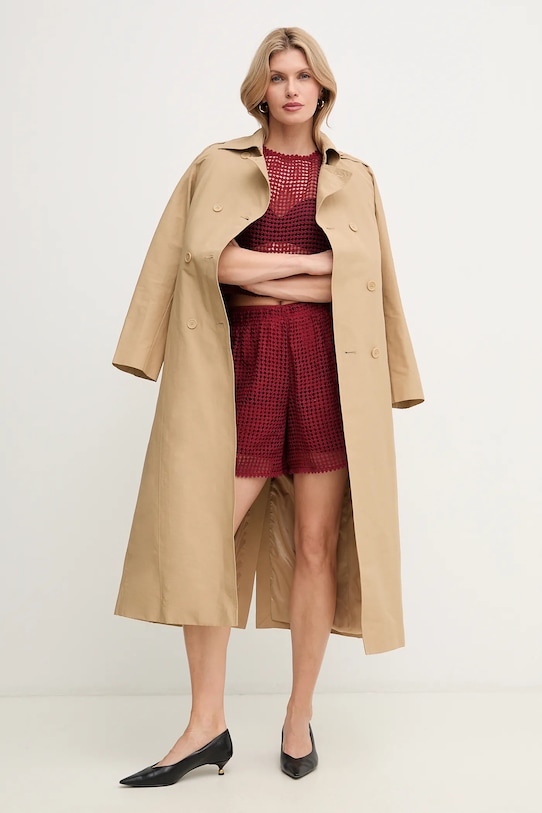 MAX&Co. rövidnadrág 2516781024200 burgundia SS25