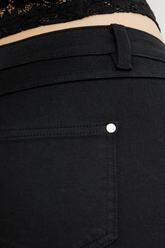 Morgan jeansy PETROI czarny PETROI