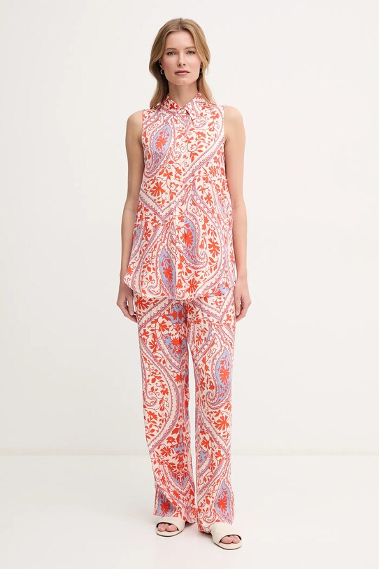 Marc Aurel pantaloni 1863.1000.24791 portocaliu SS25