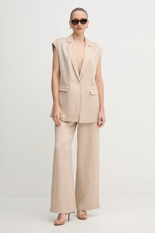 Marc Aurel pantaloni 1688.1000.93438 bej SS25