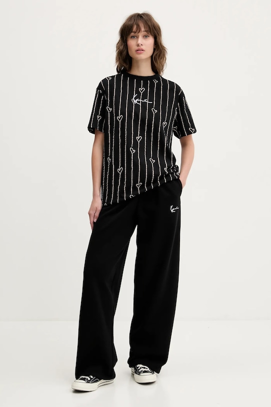 Karl Kani pantaloni de trening 61030062 negru SS25