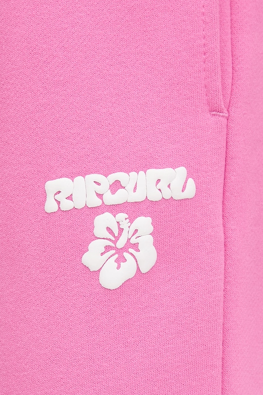 Rip Curl παντελόνι επίσημο γυναικείο με βαμβάκι ροζ 03LWPA