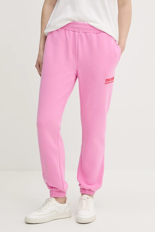 Rip Curl pantaloni de trening tricotaj roz 03LWPA