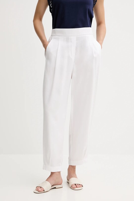 Брюки United Colors of Benetton прямой белый 4T91DF08L