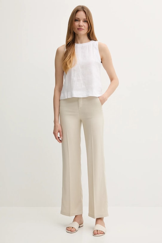 United Colors of Benetton pantaloni 4T91DF099 beige SS25