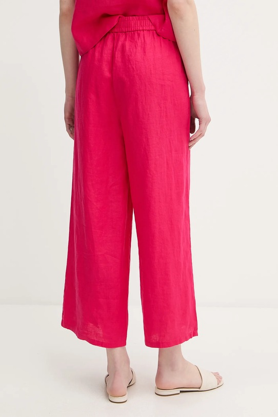 Одежда Льняные брюки United Colors of Benetton 4AGHDF09G розовый