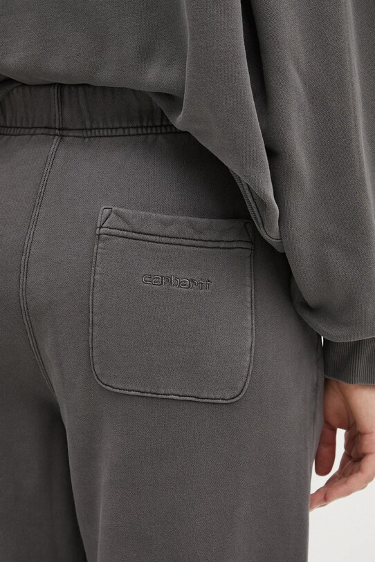 Carhartt WIP spodnie dresowe bawełniane Benton Sweat Pant szary I034513.89GD